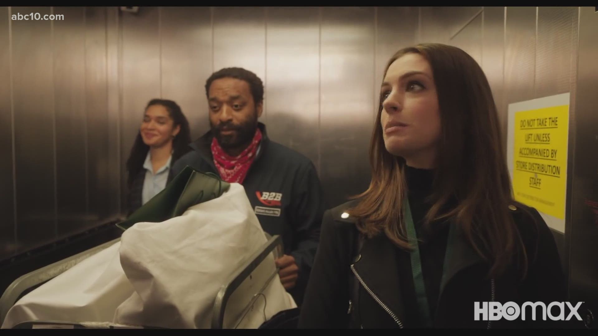 Anne Hathaway & Chiwetel Ejiofor talk about new movie 'Locked Down'