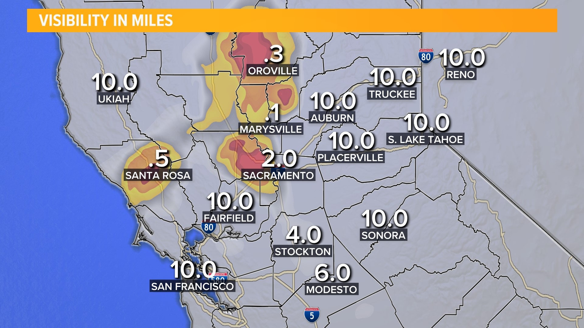 Dense fog and near freezing temperatures to hit California | abc10.com