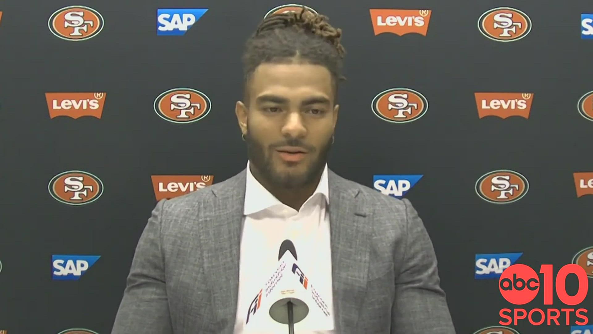 49ers LB Fred Warner discusses his new five-year contract extension to stay with San Francisco.