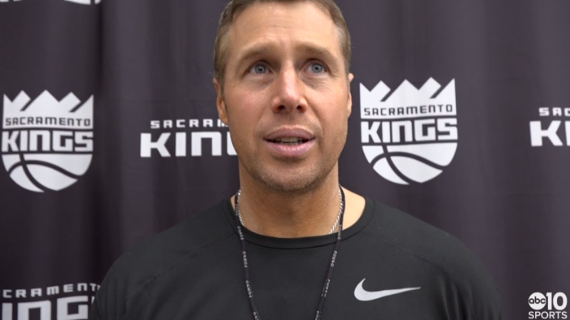Kings head coach Dave Joerger talks about Monday's long practice session with his team before they embark on a four-game road trip, the status of rookie Marvin Bagley III who is battling back stiffness and the vibe around his team in the wake of Saturday's win over the Indiana Pacers.