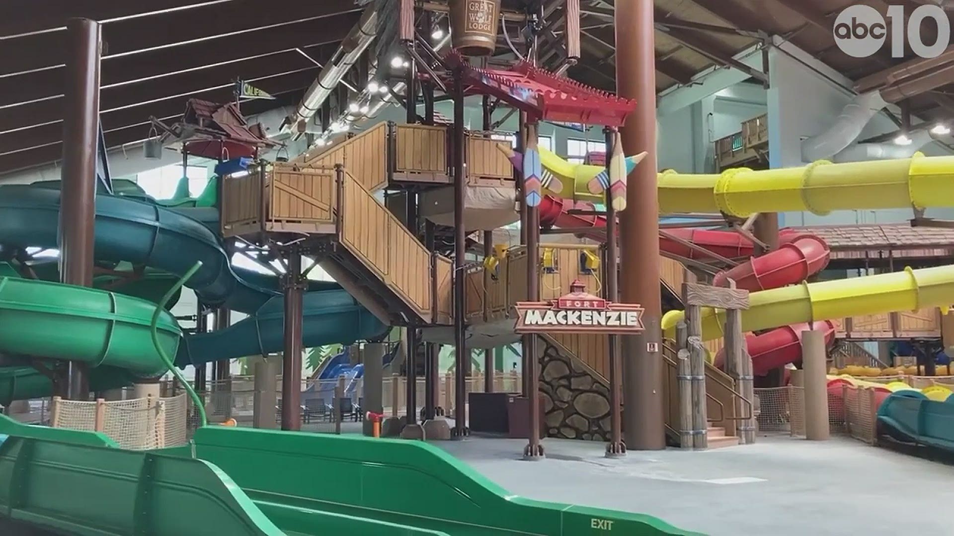 Lena Howland was in Manteca at the Great Wolf Lodge where she captured a video showing what guests can expect to see when the waterpark opens on June 29th.