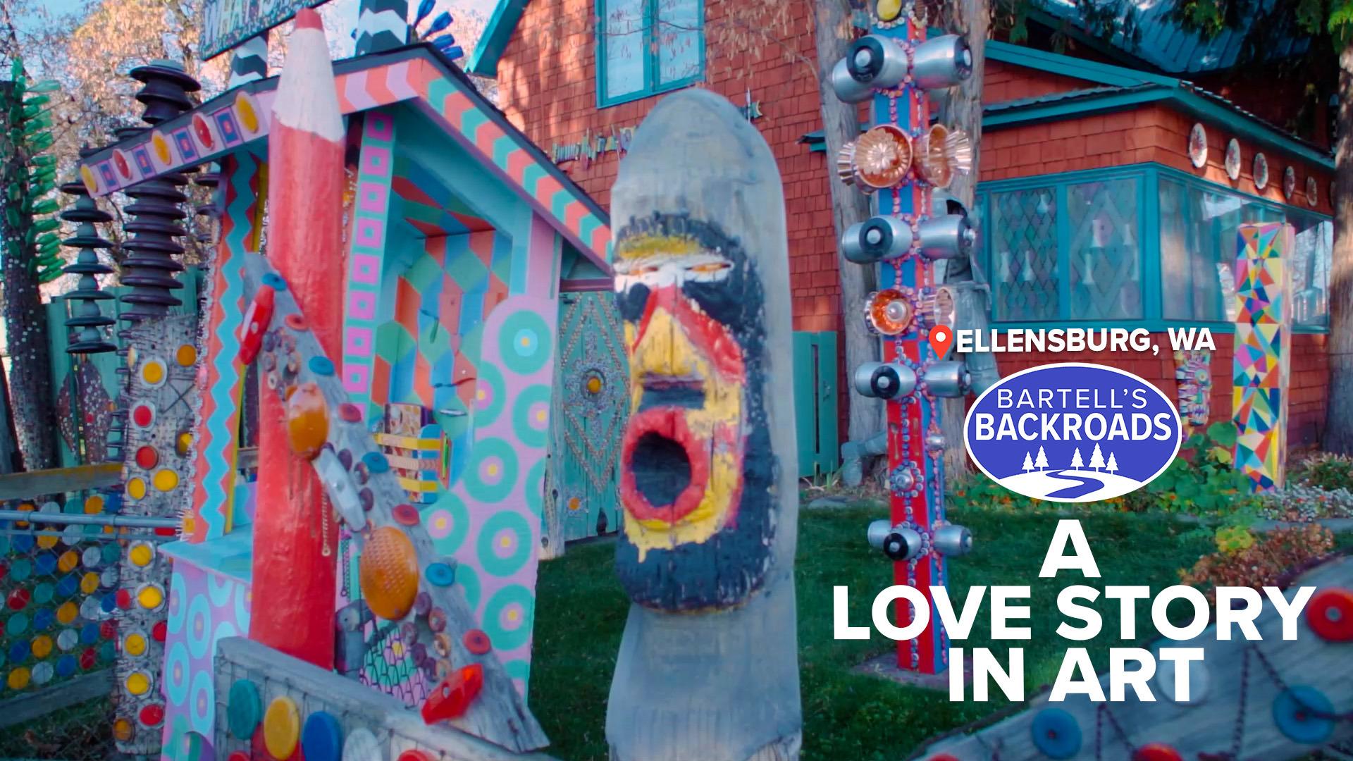 Unconventional yard art turns Ellensburg home into protected
