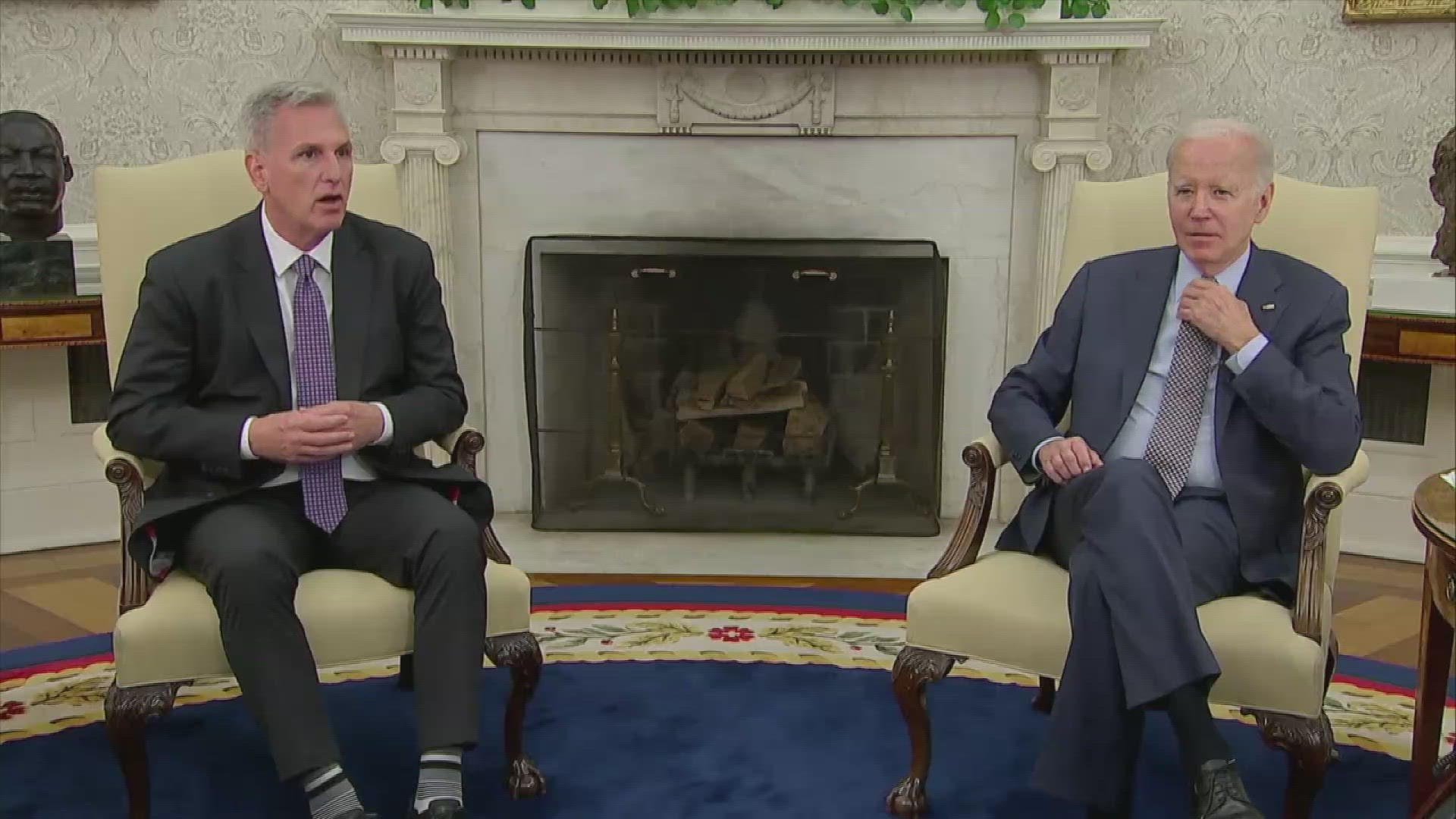 House Speaker Kevin McCarthy and President Joe Biden negotiated together to try and find a solution for the debt ceiling as the deadline looms.