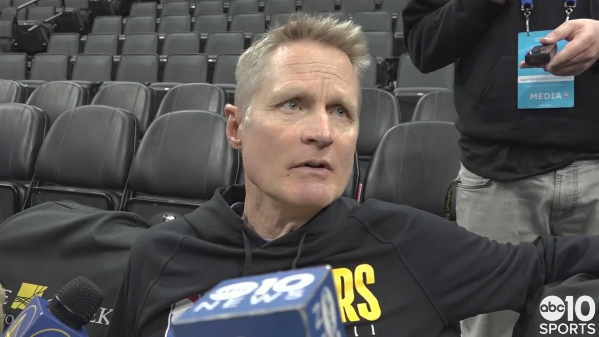 Warriors coach Steve Kerr discusses Golden State's matchup with the Kings and Willie Cauley-Stein returning to Sacramento for the first time as opposition.