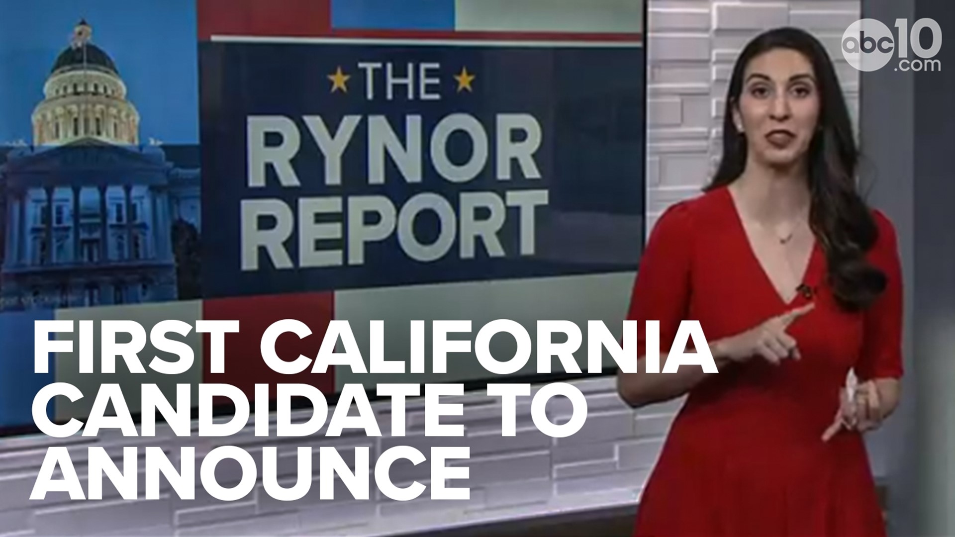 California Lt. Governor Eleni Kounalakis is a Democrat and Governor Gavin Newsom will be termed out when his current term ends in 2026.