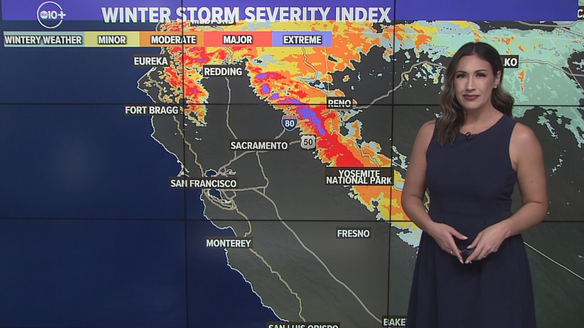 Meteorologist Carley Gomez breaks down the major snow storm that's caused officials to issue a rare Blizzard Warning for the Sierra.