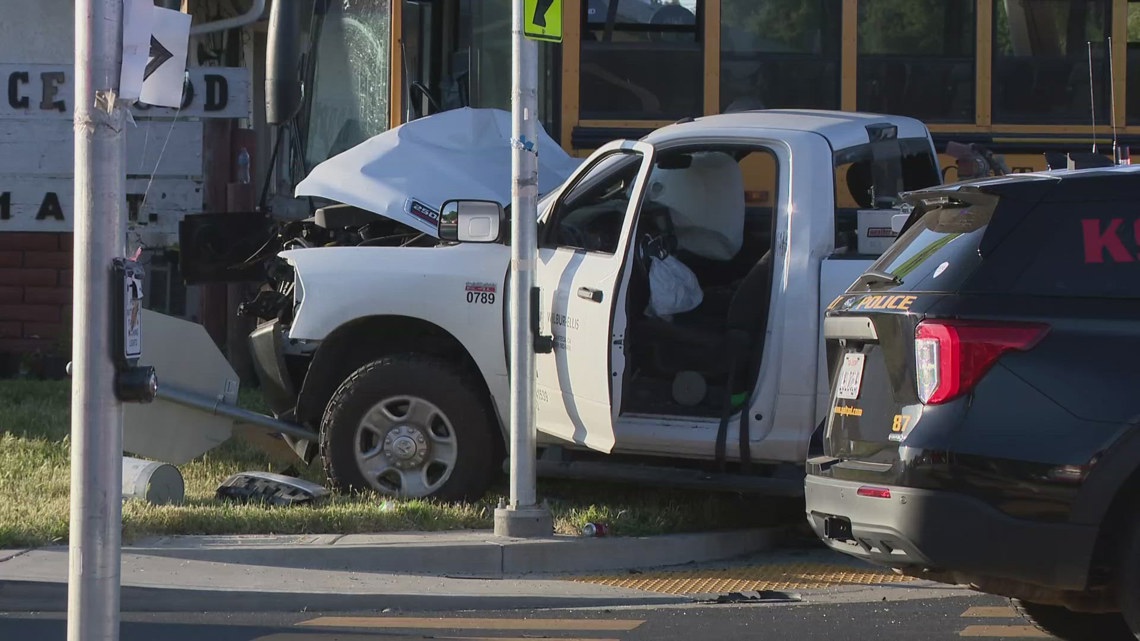 Suspected DUI driver crashes into school bus in Galt