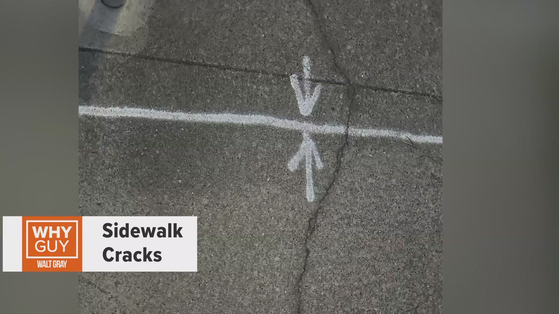 Why are homeowners responsible for cracks in the sidewalk?