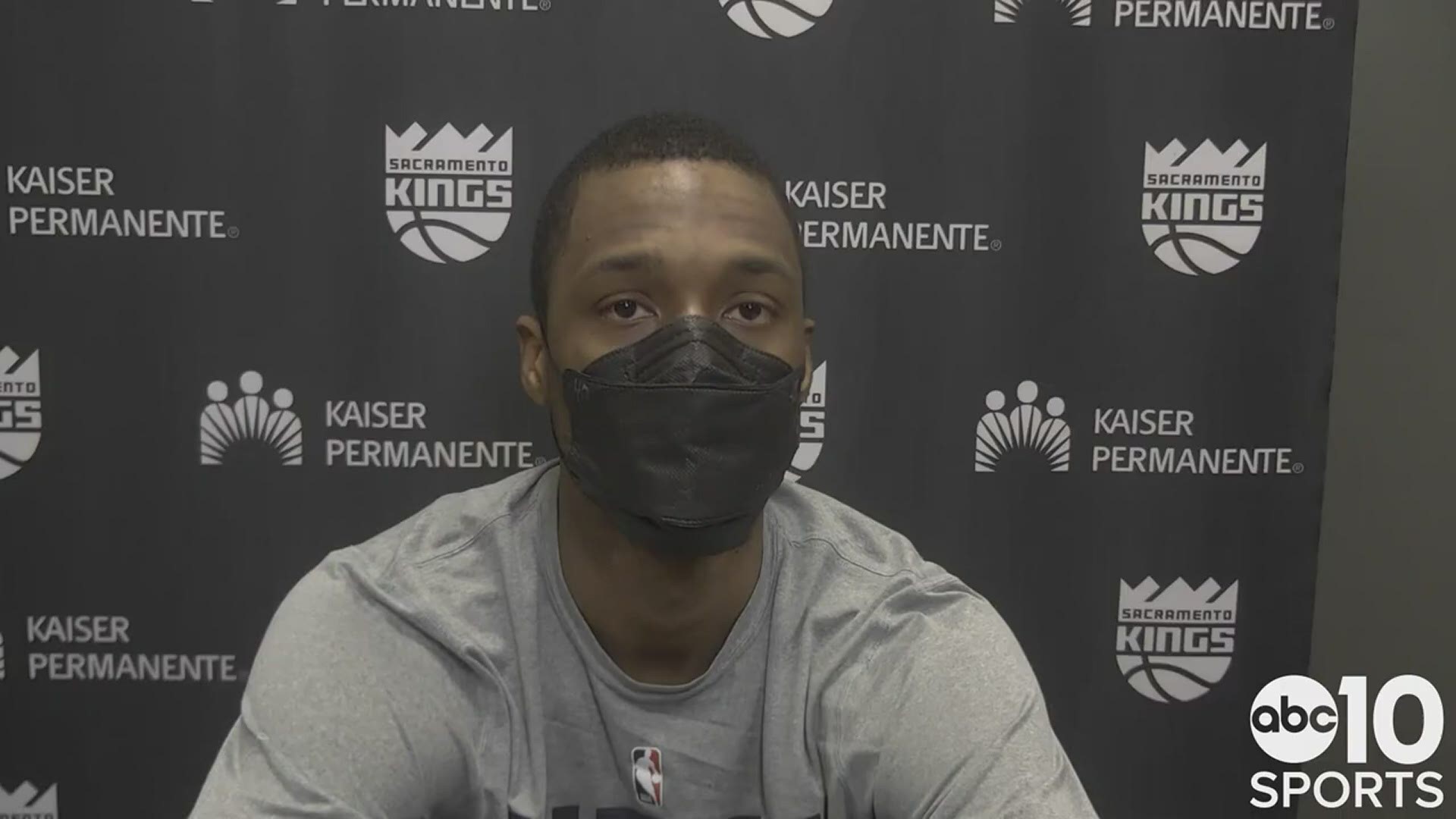 Kings forward Harrison Barnes discusses Thursday's 123-119 loss in Portland and Sacramento heading into the All-Star break with a 14-22 overall record.