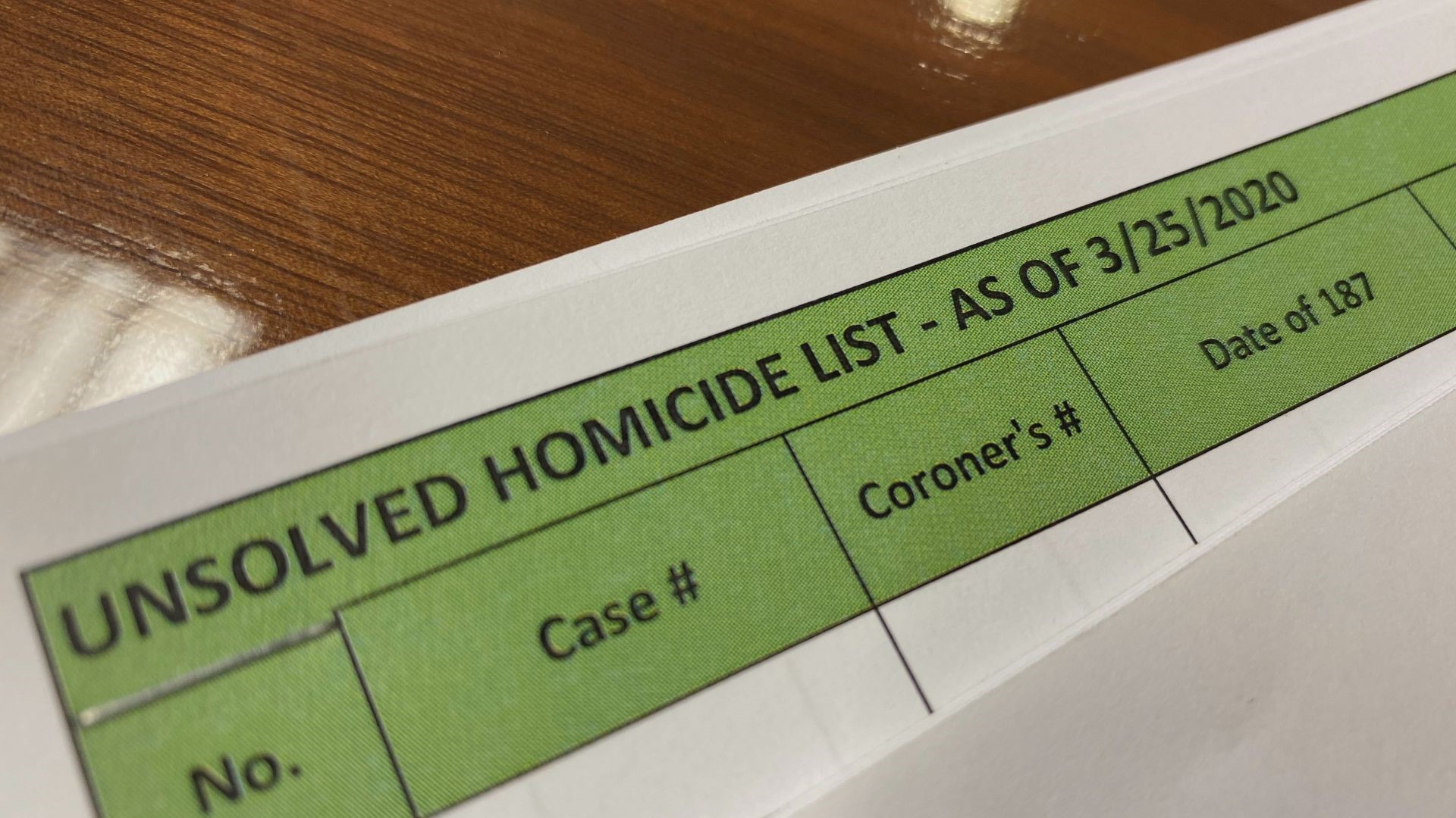 The cold case unit will consist of two seasoned detectives with the San Joaquin County Sheriff's Office.