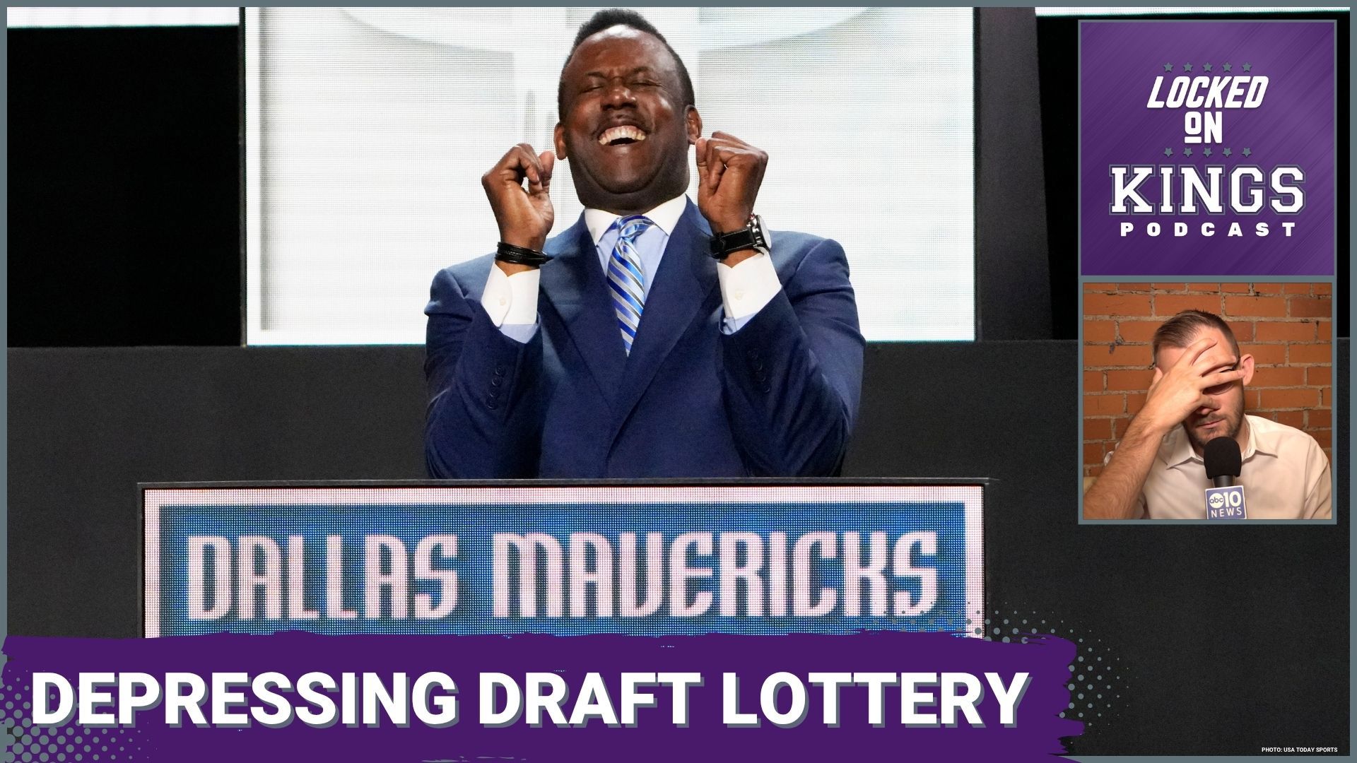 Matt George reacts to the Sacramento Kings losing their first round draft pick while the Dallas Mavericks won the lottery.