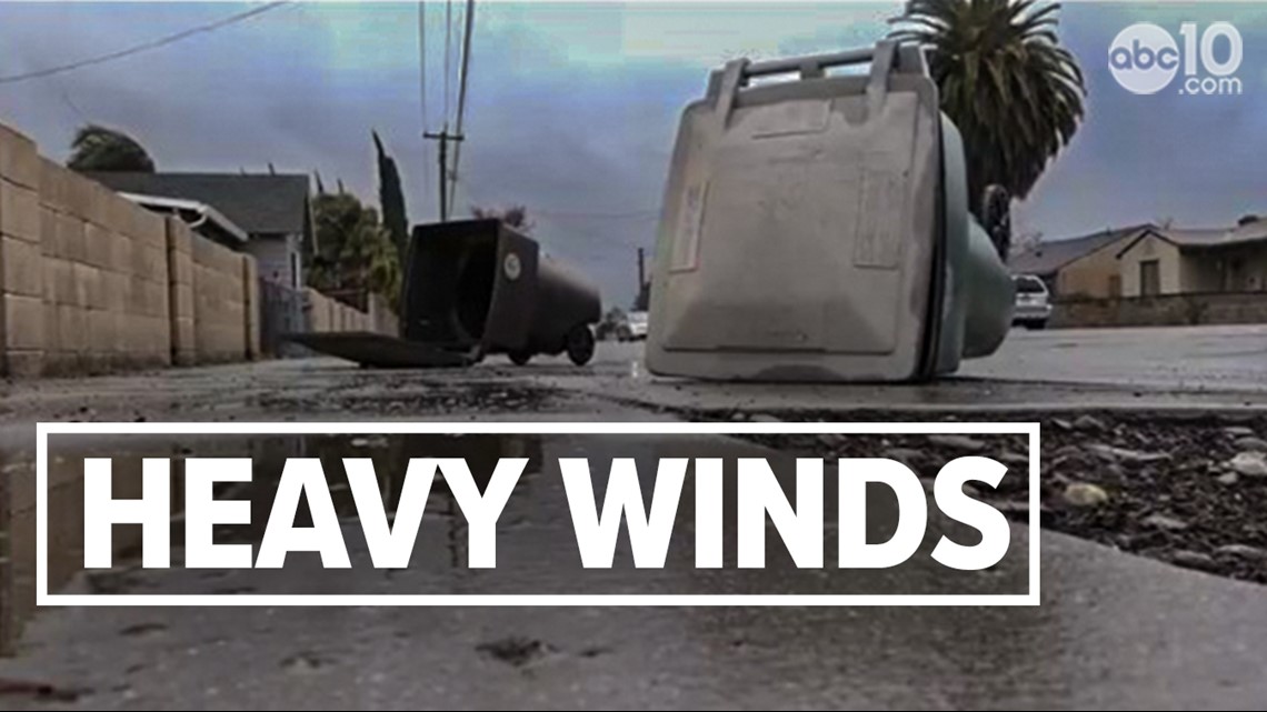 California Storm Updates 5pm | San Joaquin County drivers thrown back by heavy winds