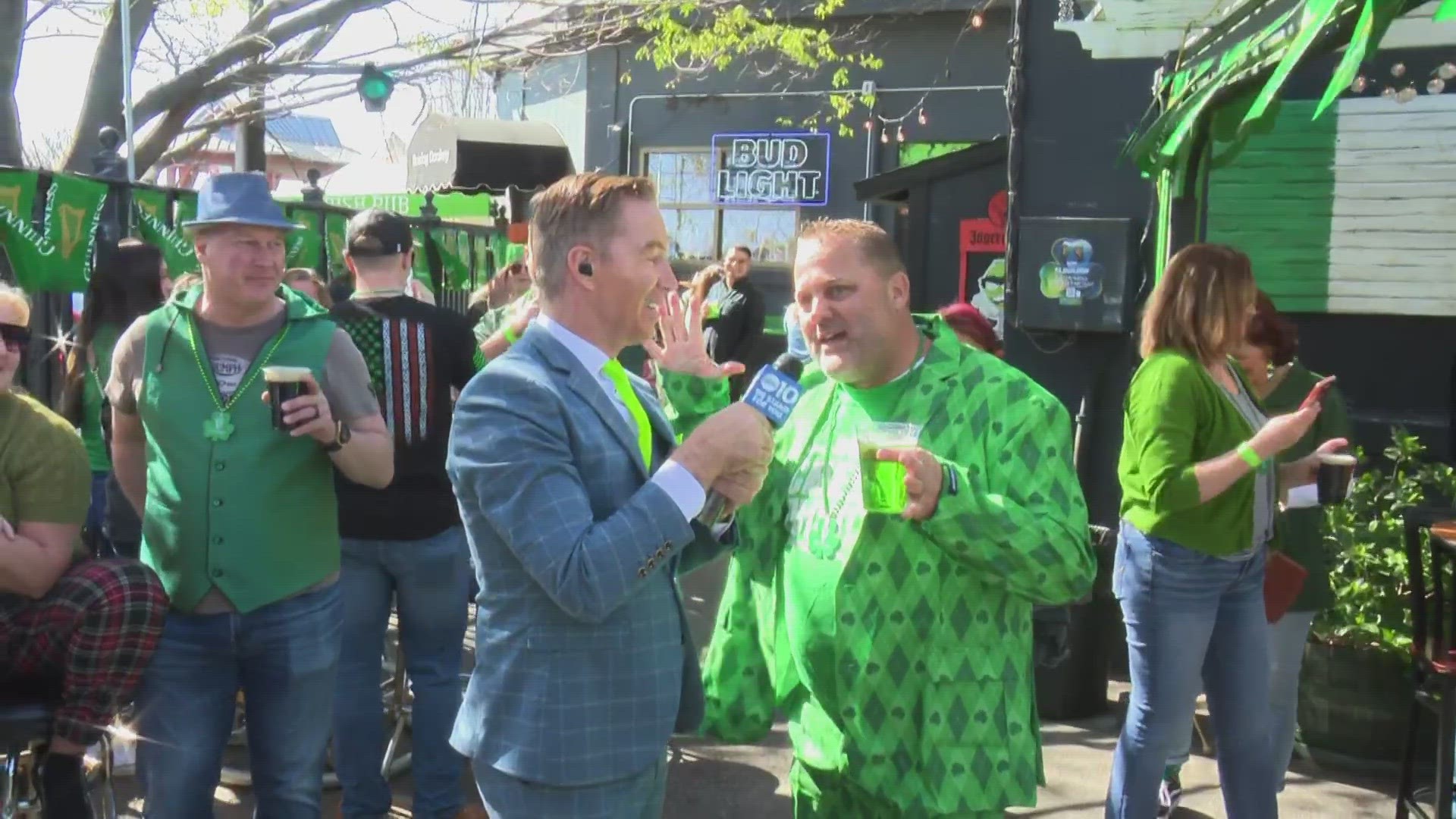 It's St. Patrick's Day and across the Greater Sacramento area, people are wearing green and taking in all of today's festivities.