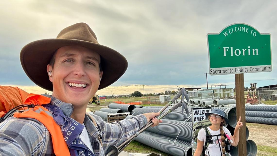 ‘Changing hearts and minds’: The America Walking couple sharing adventure across the US