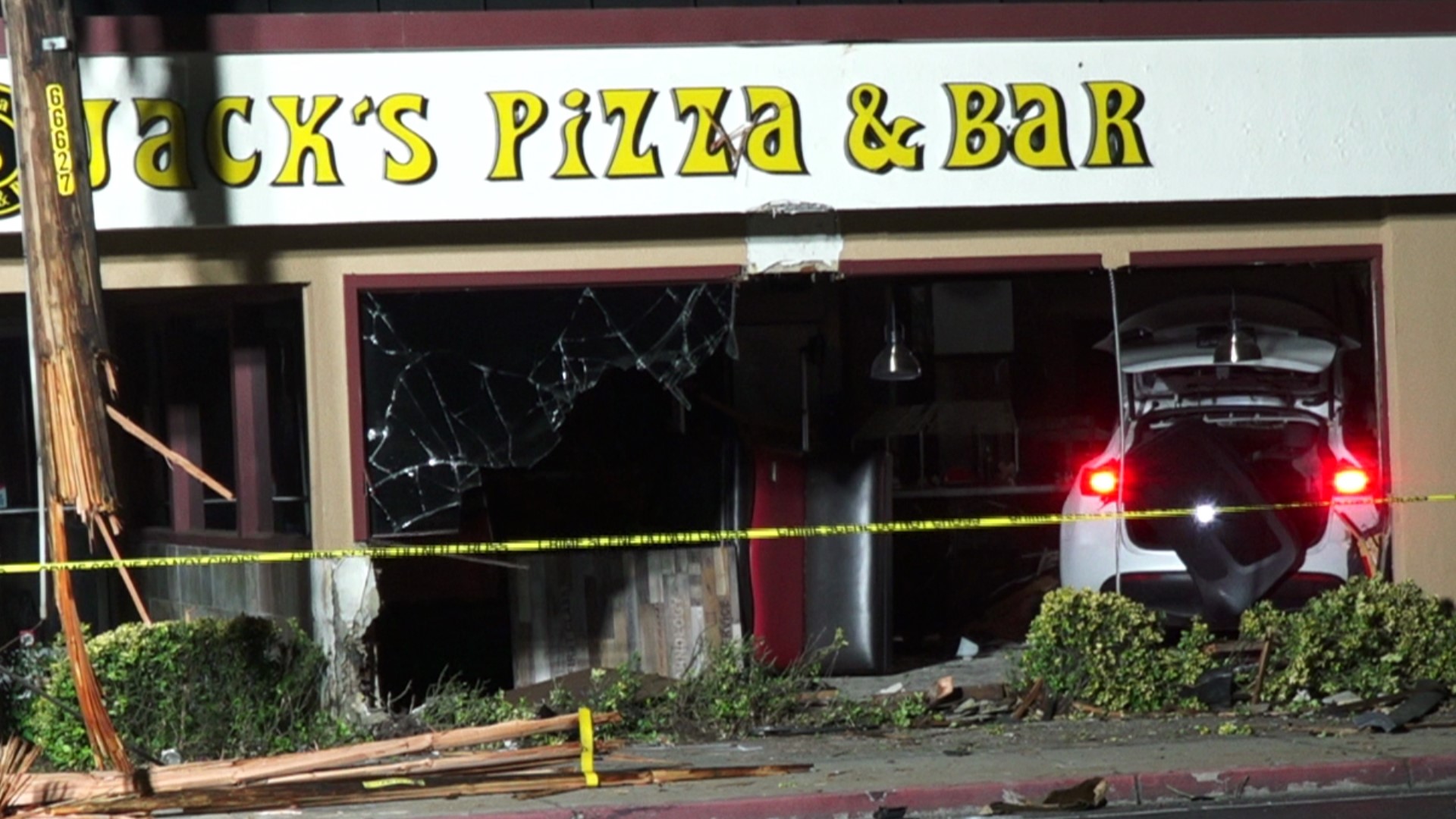 Four of the people hurt in the crash were customers at the Manteca restaurant.