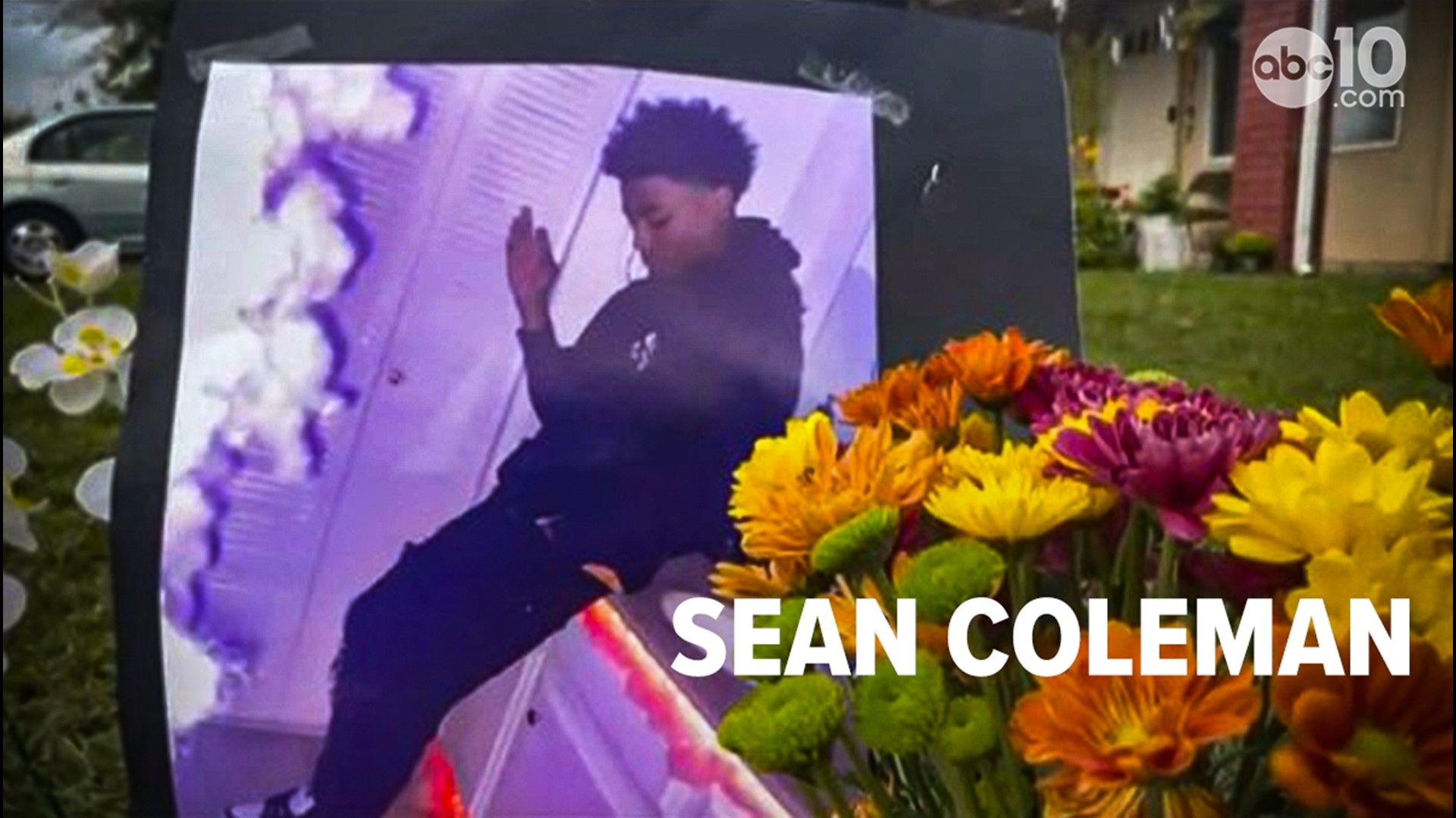 Deputies said 15-year-old Sean Coleman was shot and killed Friday night. Now, a picture is the only thing that's left at the corner of Lenore Way and Shell Street.