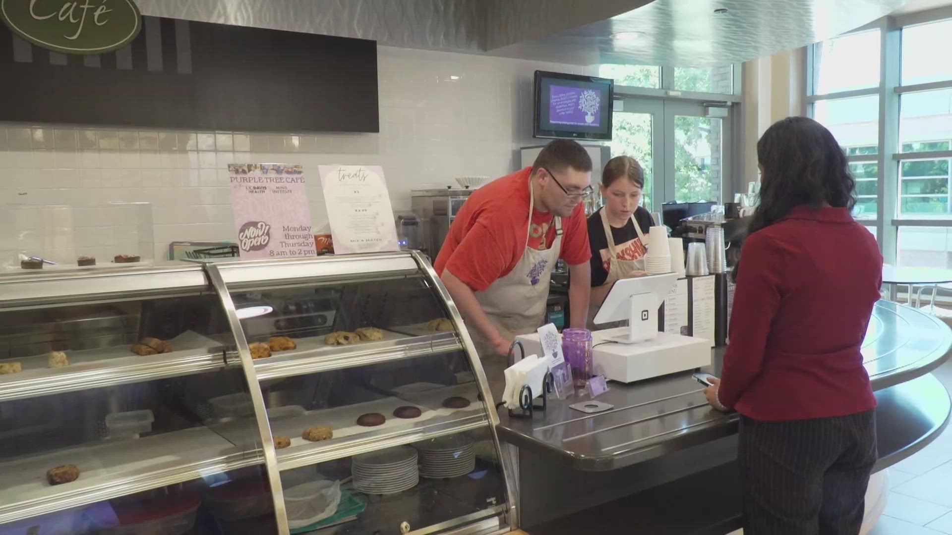 Purple Tree Cafe is removing barriers to help employees with disabilities