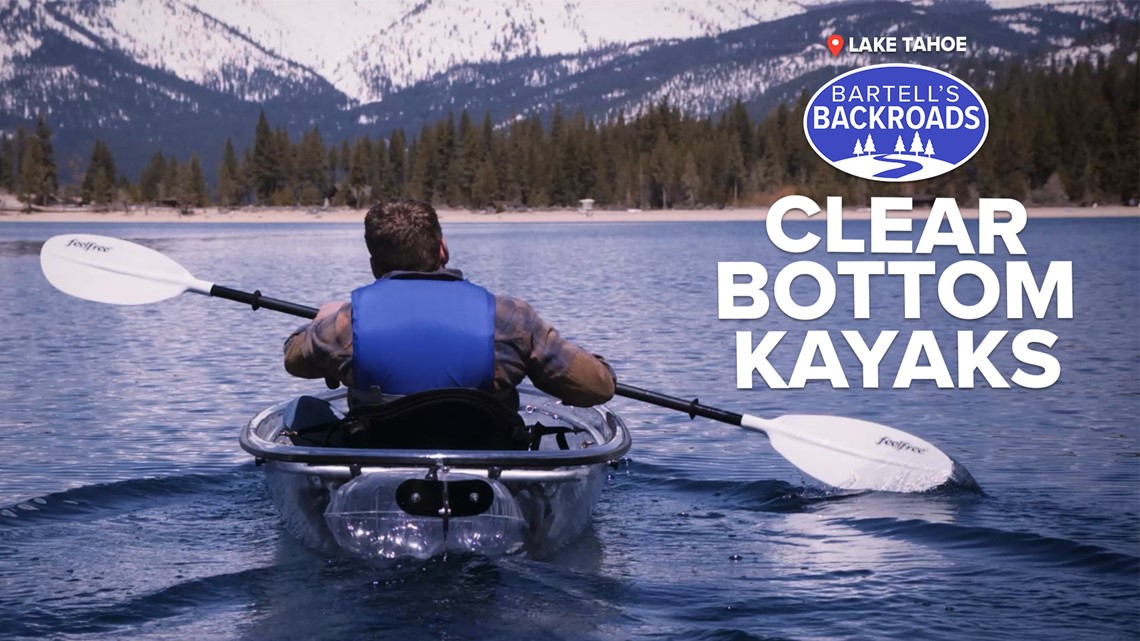 See what's below Lake Tahoe in a clear kayak | Bartell's Backroads