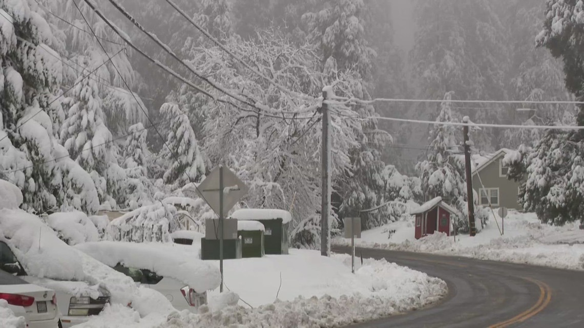 California Winter Storm: Widespread chain controls, power outages and closures impacting Sierra highways