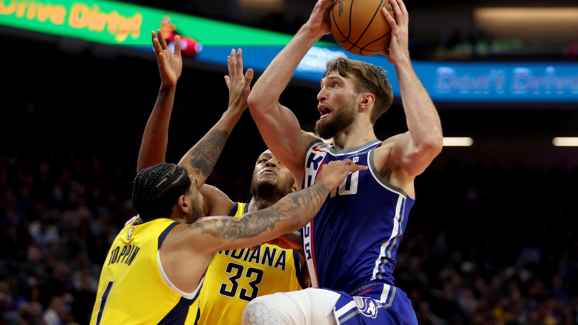 Bennedict Mathurin scored 25 points and the short-handed Indiana Pacers held off the Sacramento Kings 126-121 on Thursday night.