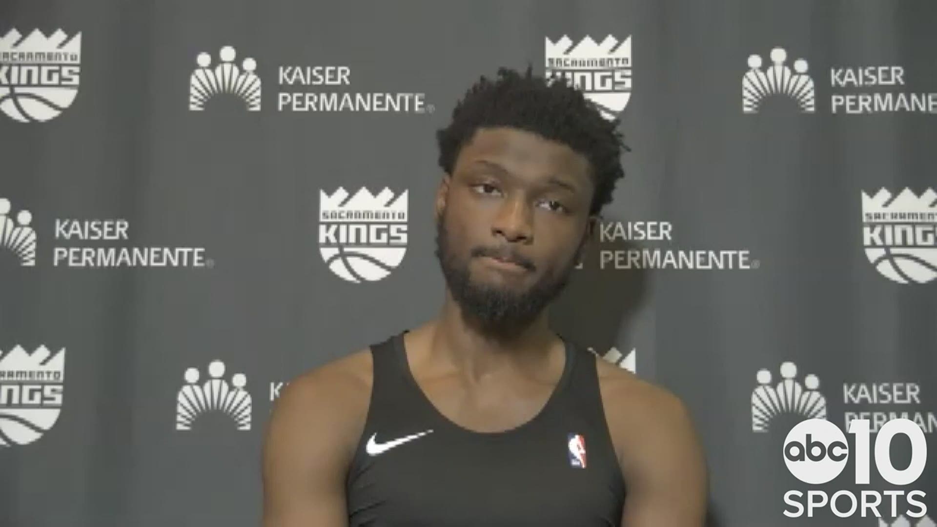 Chimezi Metu, who earlier in the day was rewarded with a multiyear deal by the Kings, talks about his new contract which was spoiled by Wednesday's 49-point loss.