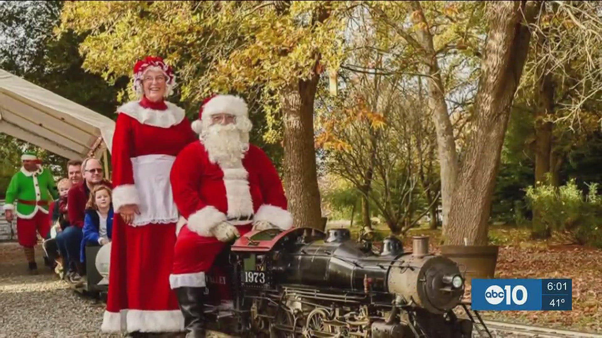 Someone stole a train that a family uses to give kids free rides all year, and for Christmas. (Dec. 25, 2016)