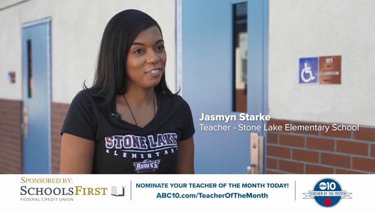 December 2022: ABC10's Teacher of the Month Jasmyn Starke