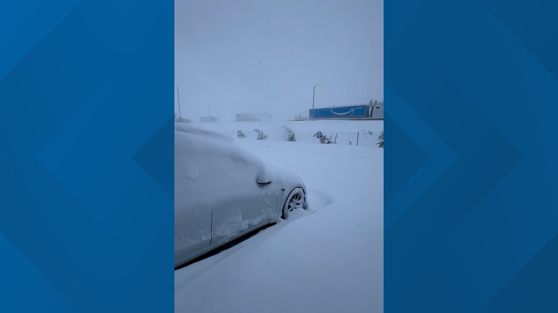 Watch A look at snow conditions in Verdi, Nevada