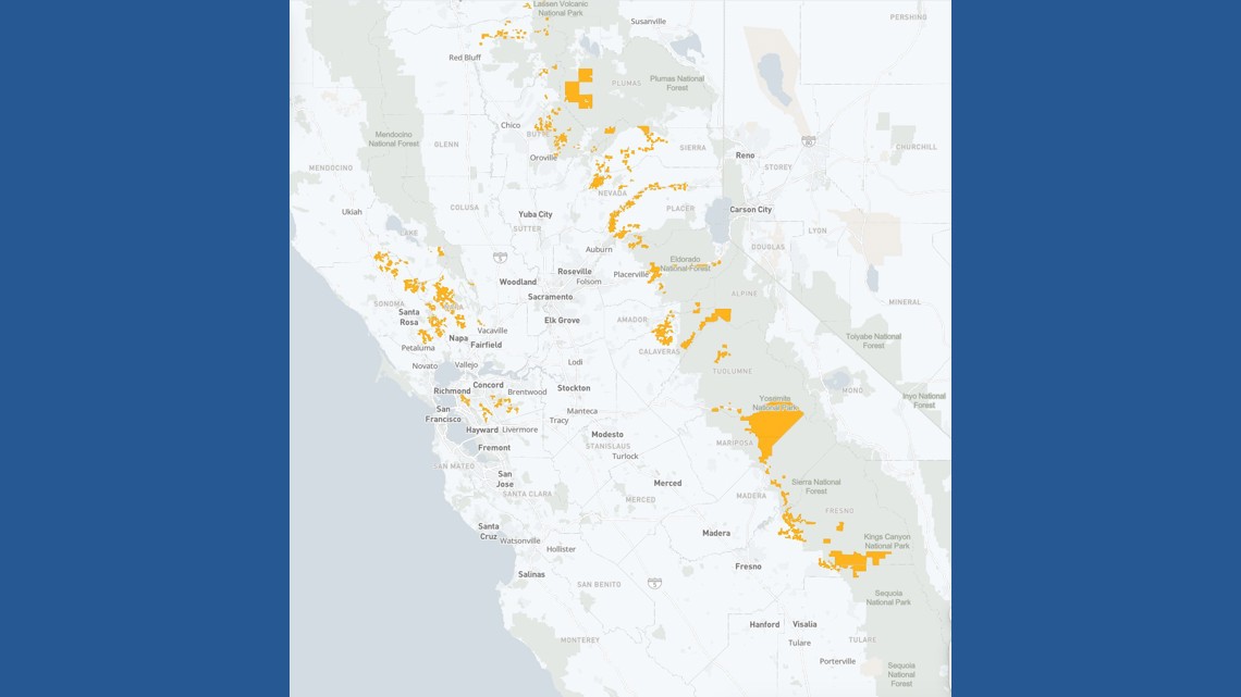 PG&E warns of possible power shutoffs in 11 Sacramento-area counties ...