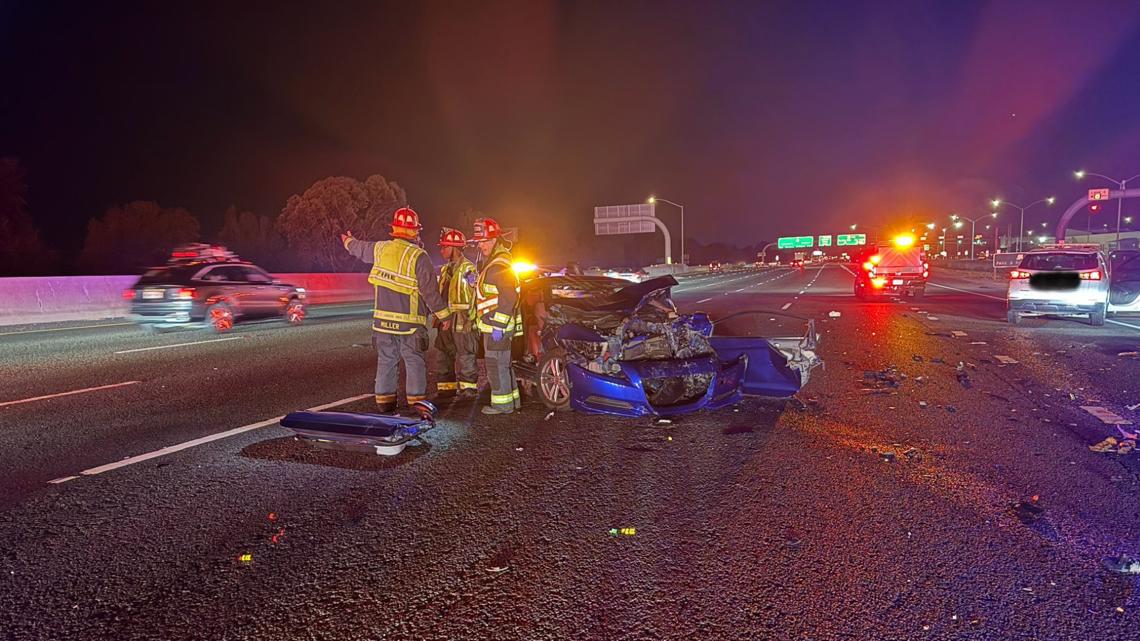 Fairfield: 7 hurt in 4-vehicle crash along Interstate 80 | abc10.com