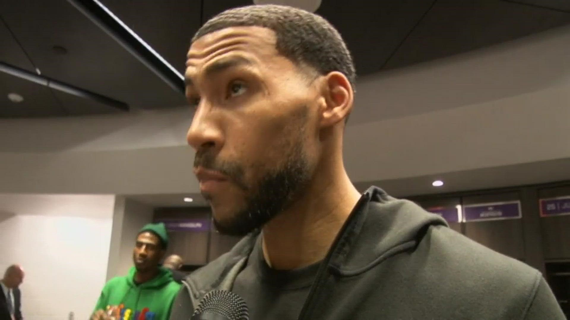 Kings forward Garrett Temple talks about Friday's loss to the Portland Trail Blazers and trying to defend a red-hot Damian Lillard.