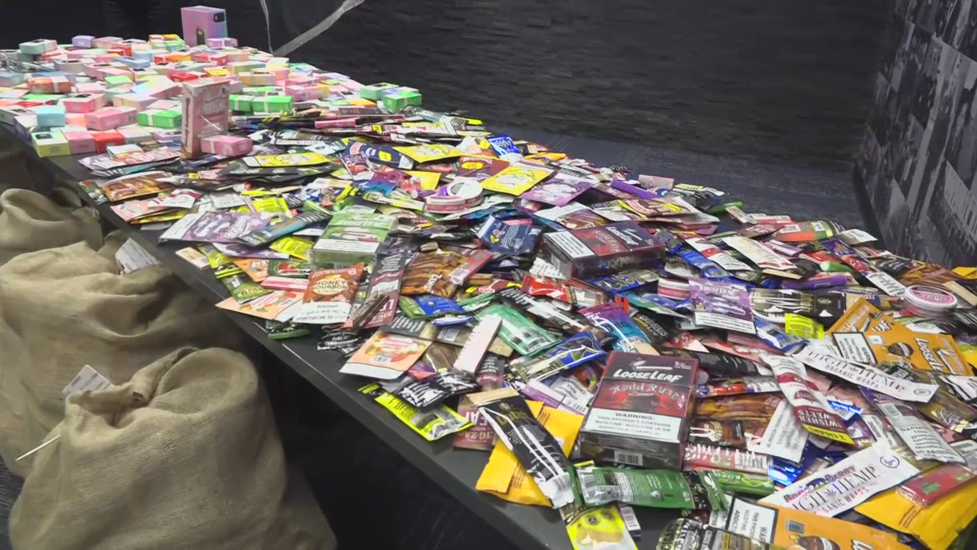 Of the 43 smoke police visited, each allegedly had flavored tobacco products that are now illegal to sell in California.