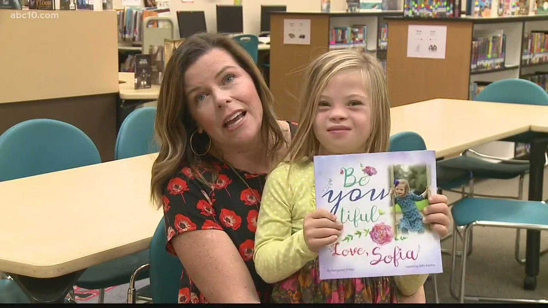 Sofia Sanchez, 8, partnered with Margaret O'Hair an award-winning author and Kindergarten teacher in Roseville to write a book about her trials and triumphs. (Oct. 20, 2017)