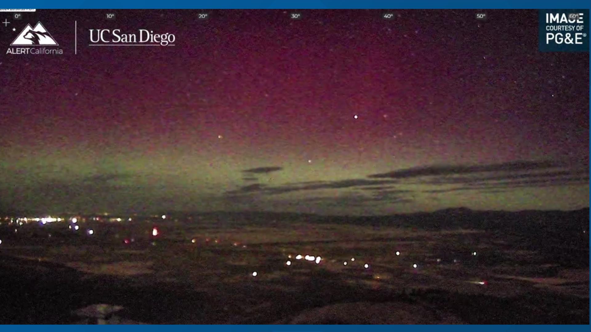 Stunning video of Northern Lights in Modoc County Aurora borealis