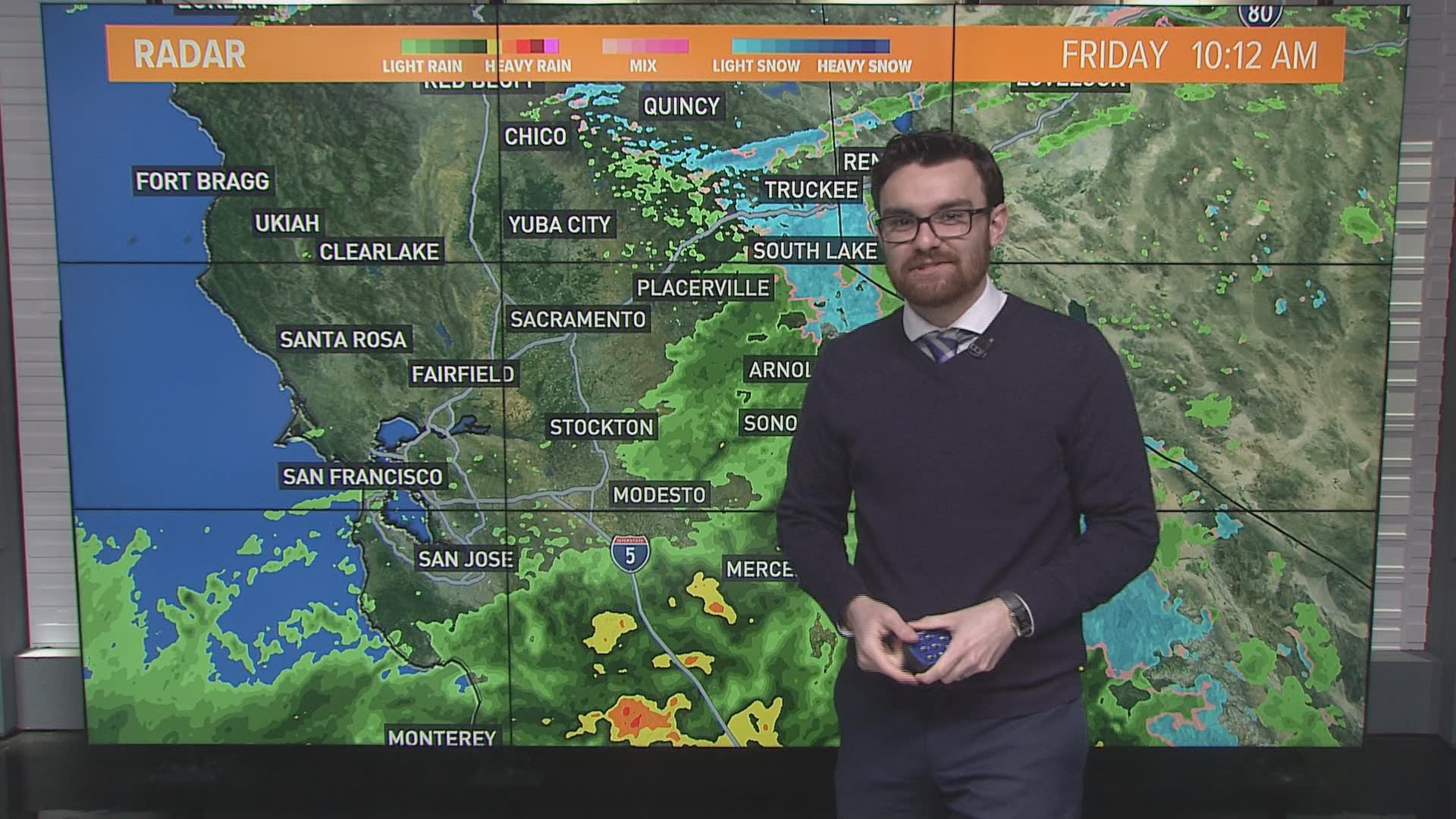 ABC10 meteorologist Brenden Mincheff has the latest on the atmospheric river storm that is bringing significant rainfall and flood potential to California.