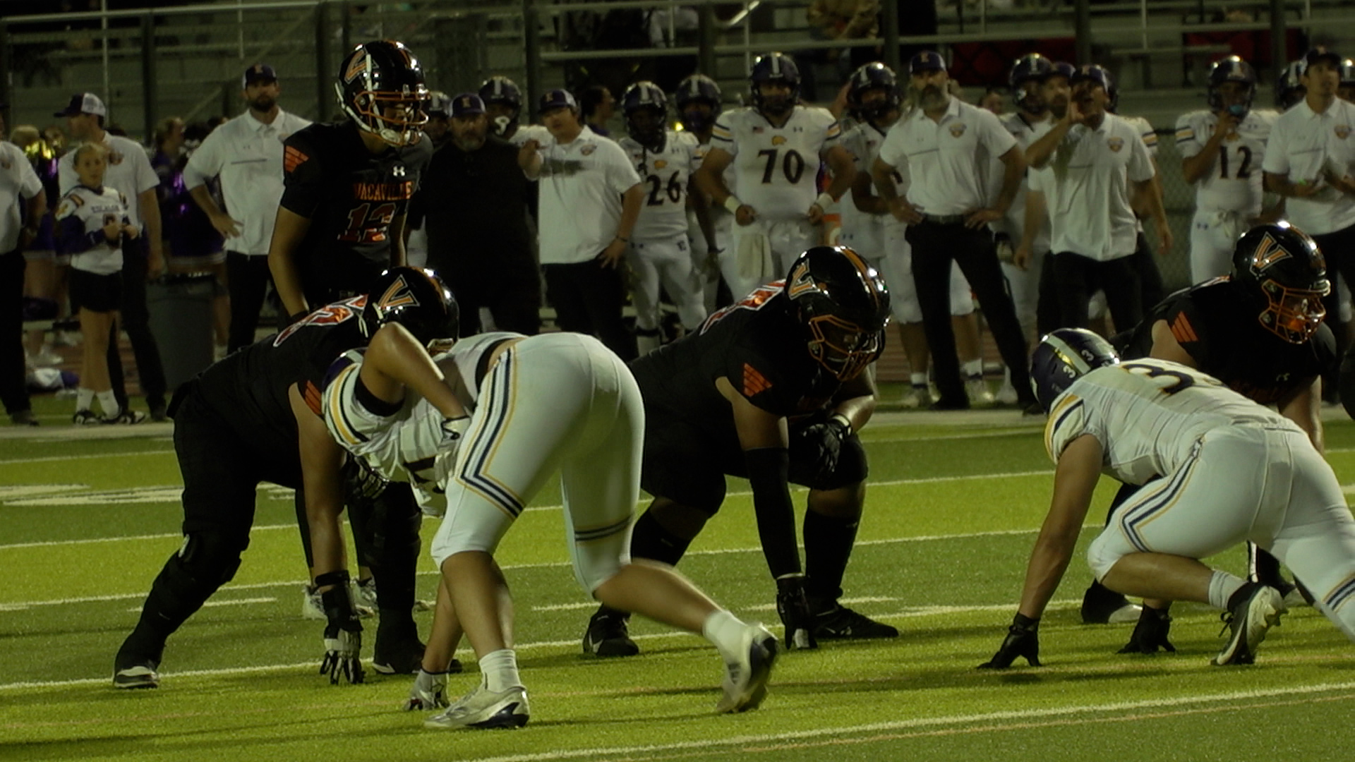 Escalon at Vacaville High School Highlights: Aug. 23, 2024. Vacaville High Schol won 23-21.