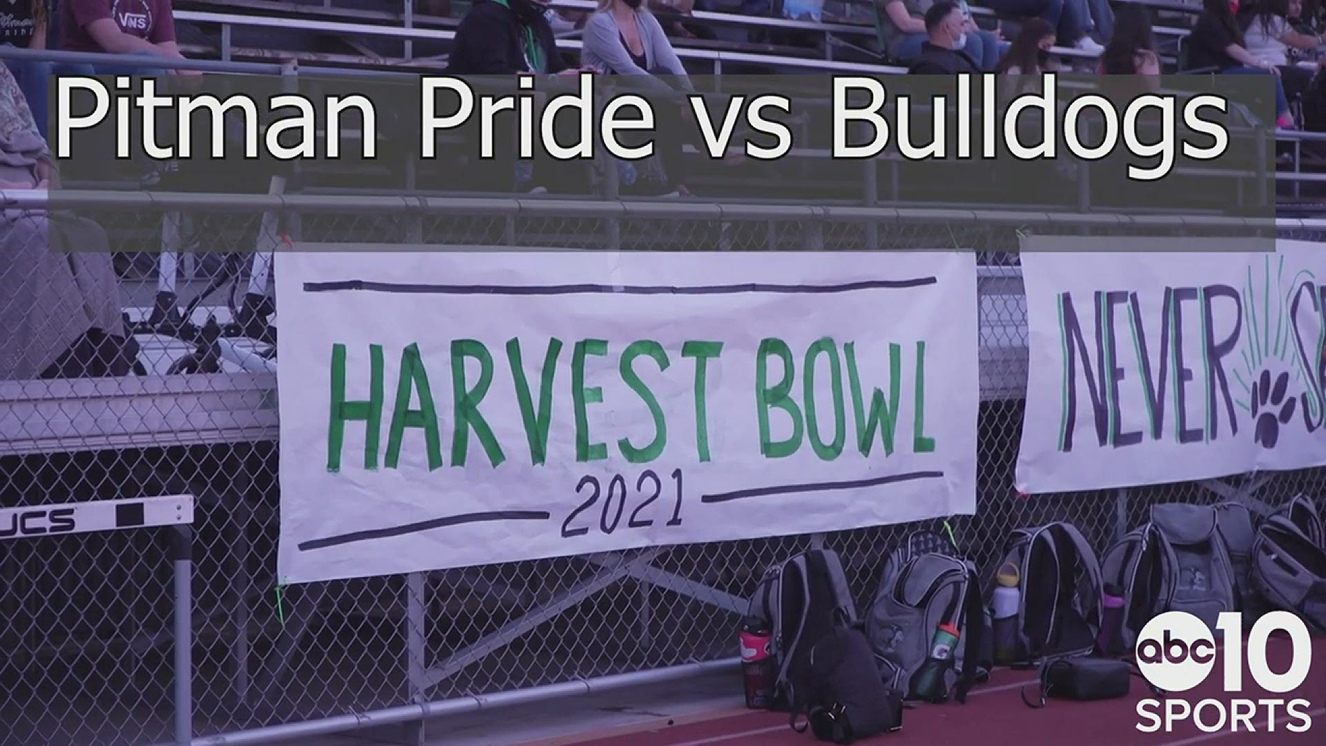 In the springtime version of the Harvest Bowl, it was the Turlock Bulldogs remaining undefeated by mauling the Pitman Pride 49-7.