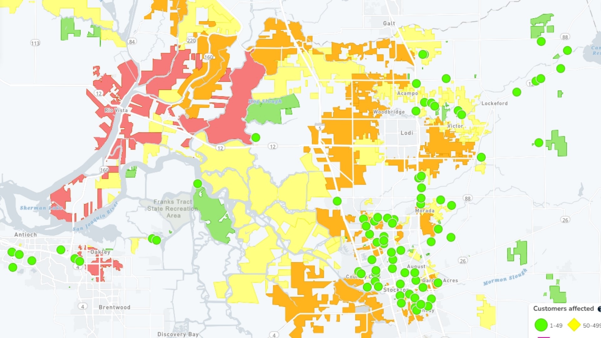 SMUD, PG&E Outages Reported Across Northern California | Abc10.com