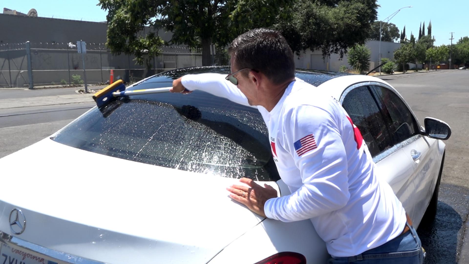 Juan Heredia has been honored by Stockton's elected officials and the state senate, but Sunday's recognition for the volunteer diver was different.