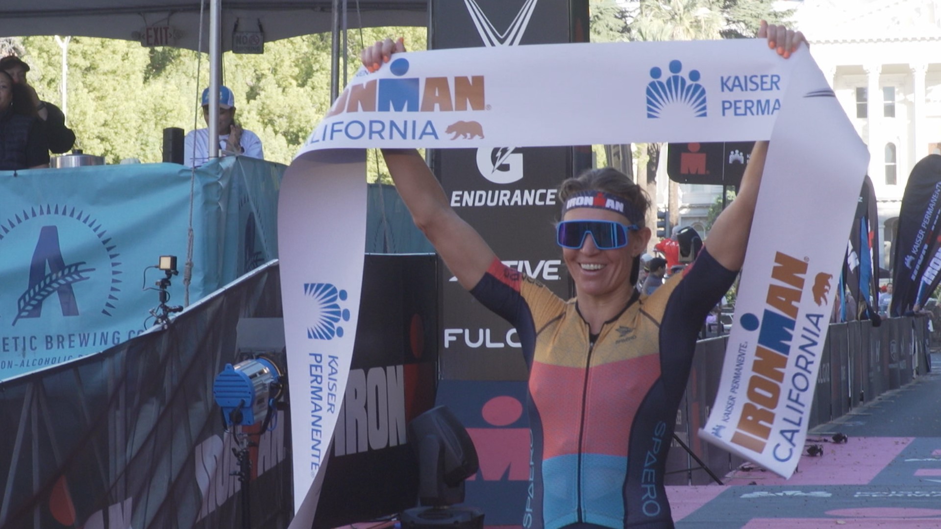 Athletes and triathlon enthusiasts descended on Sacramento Sunday for Ironman California.