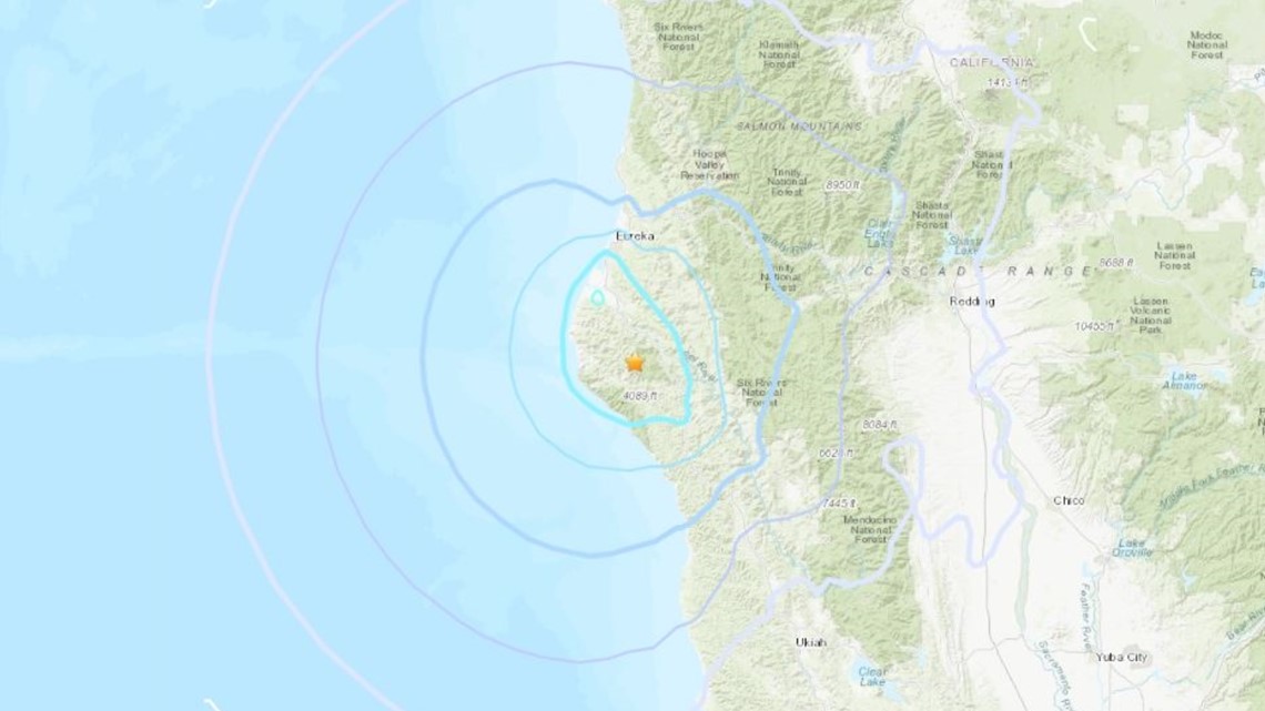 Earthquake california humboldt