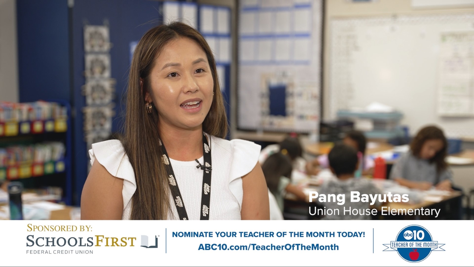 Ms. Bayutas teaches second grade at Union House Elementary in Sacramento, CA.