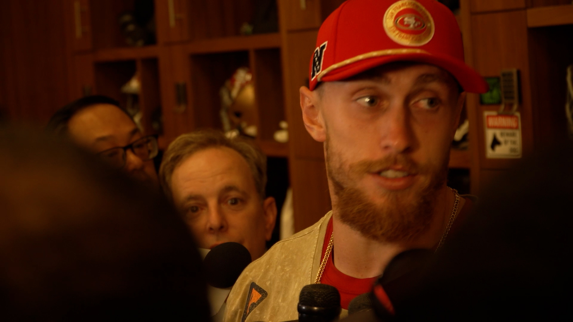 San Francisco 49ers tight end George Kittle gives praise to team following week 1 win | Raw Interview