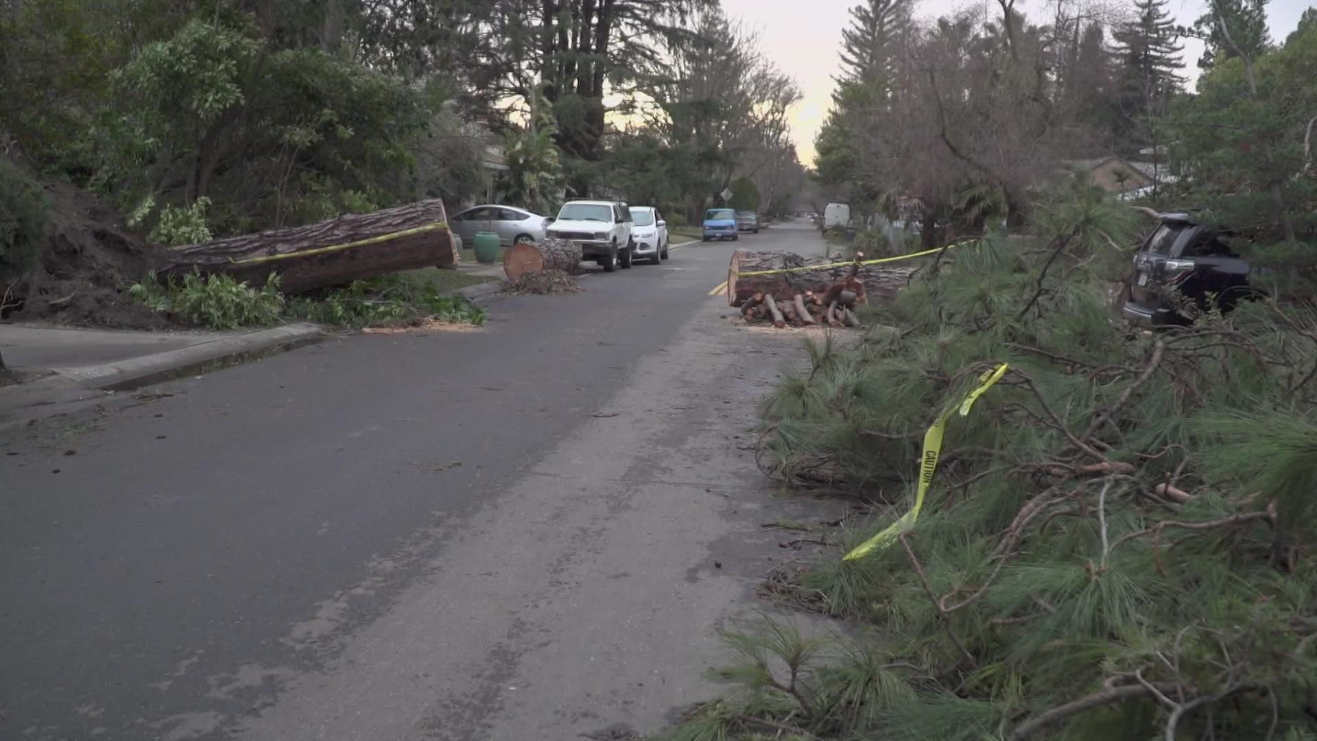 Thousands of SMUD and PG&E customers remain without power as crews work overnight to restore service