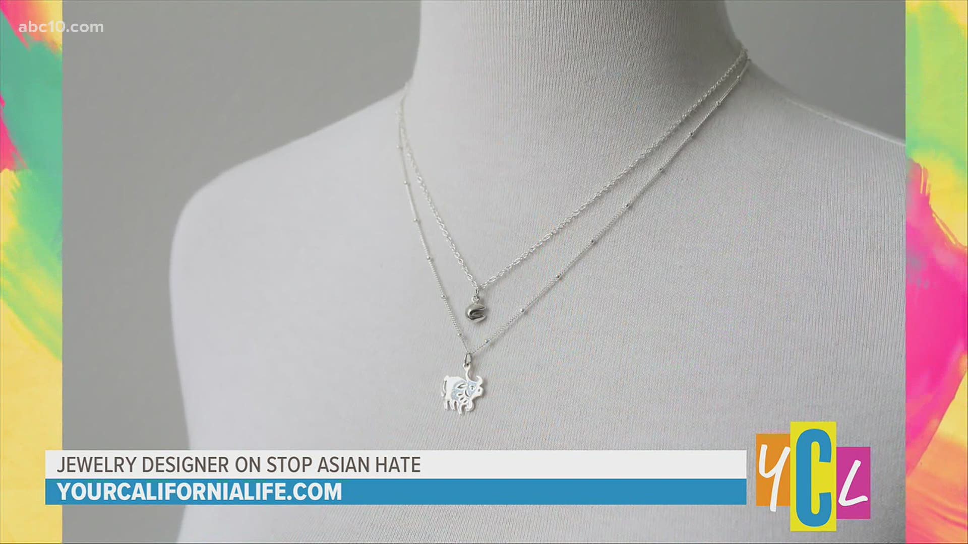 NorCal jewelry designer Peggy Li had created two special pieces, as a means to raise awareness, show support and give back in the effort to "Stop Asian Hate."