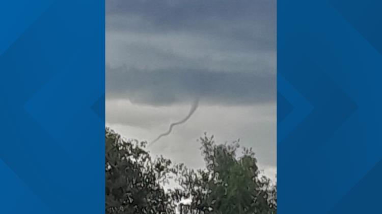 Funnel cloud spotted in San Joaquin County