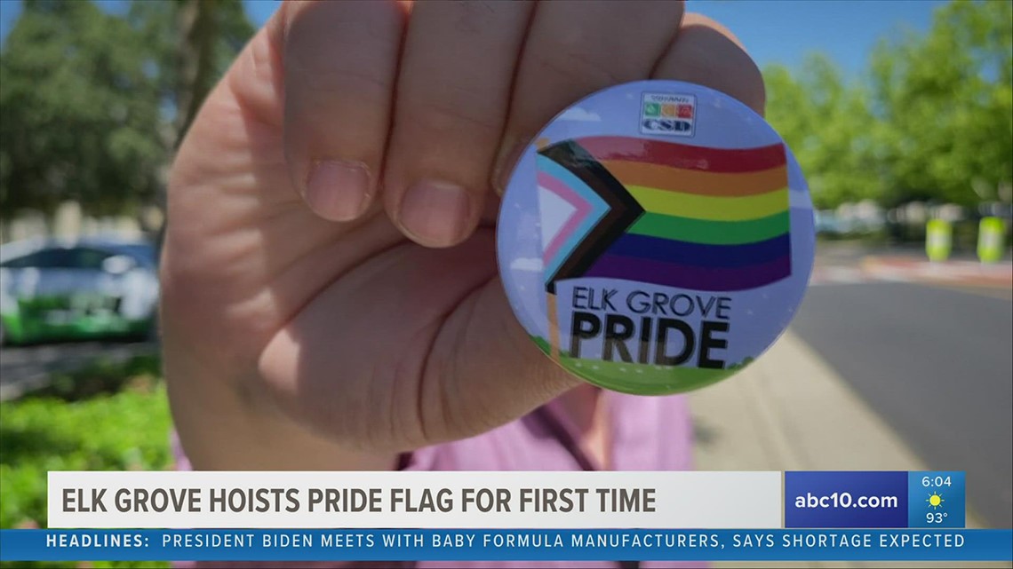 Elk Grove hoists Pride flag for the 1st time in city history