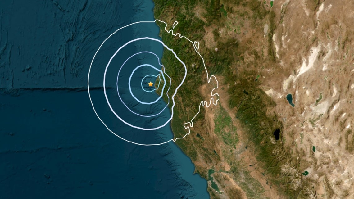 M4.0 earthquake strikes west of Eureka