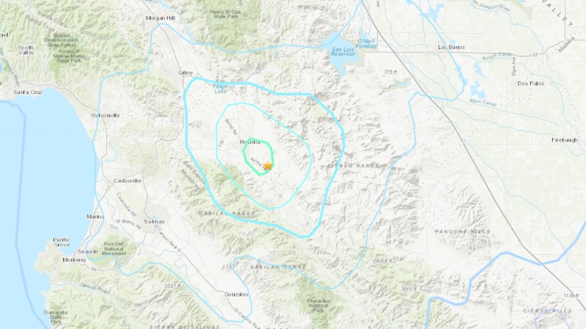 Earthquake california modesto