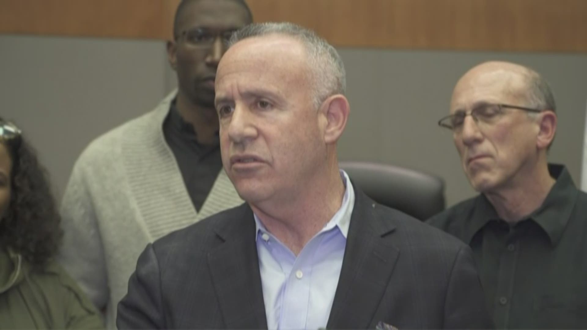 Mayor Darrell Steinberg comments after the district attorney's decision to not file criminal charges against the officers involved in the death of Stephon Clark last year.